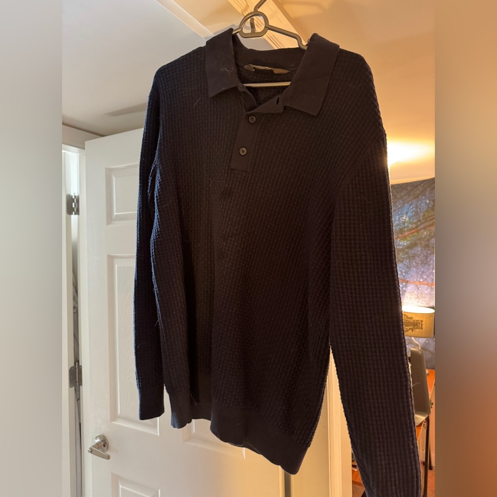 Men’s long sleeve polo